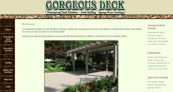 Desktop Screenshot of gorgeousdecks.com